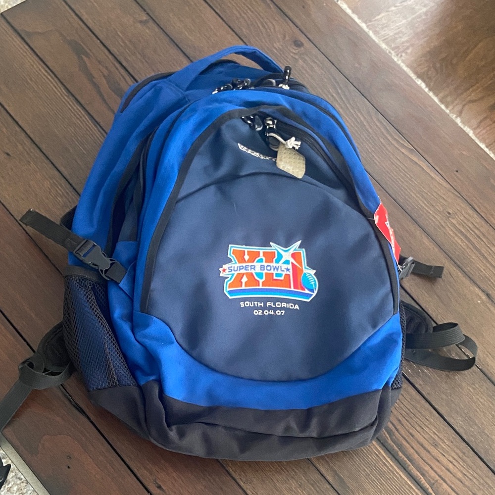NFL Super Bowl XL Blue Backpack